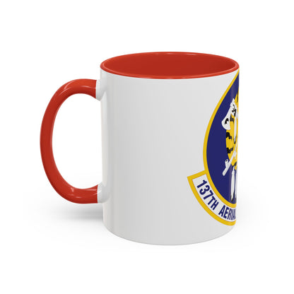 137th Aerial Port Squadron (U.S. Air Force) Accent Coffee Mug