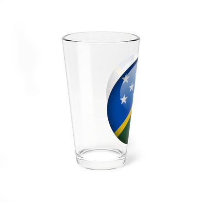 Flag orb Solomon Islands (Solomon Islands) Pint Glass 16oz
