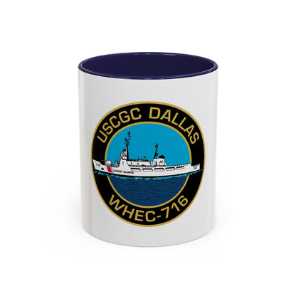 USCGC Dallas WHEC 716 2 (U.S. Coast Guard) Accent Coffee Mug