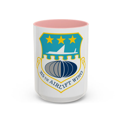 315th Airlift Wing (U.S. Air Force) Accent Coffee Mug
