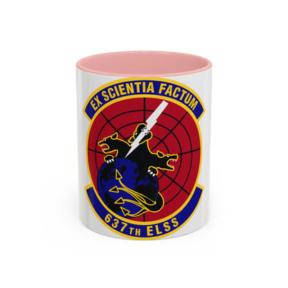 637th Electronic Systems Squadron (U.S. Air Force) Accent Coffee Mug