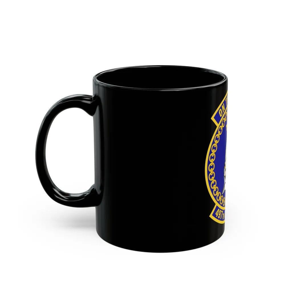 497 Operations Support Squadron ACC (U.S. Air Force) Black Coffee Mug-Go Mug Yourself