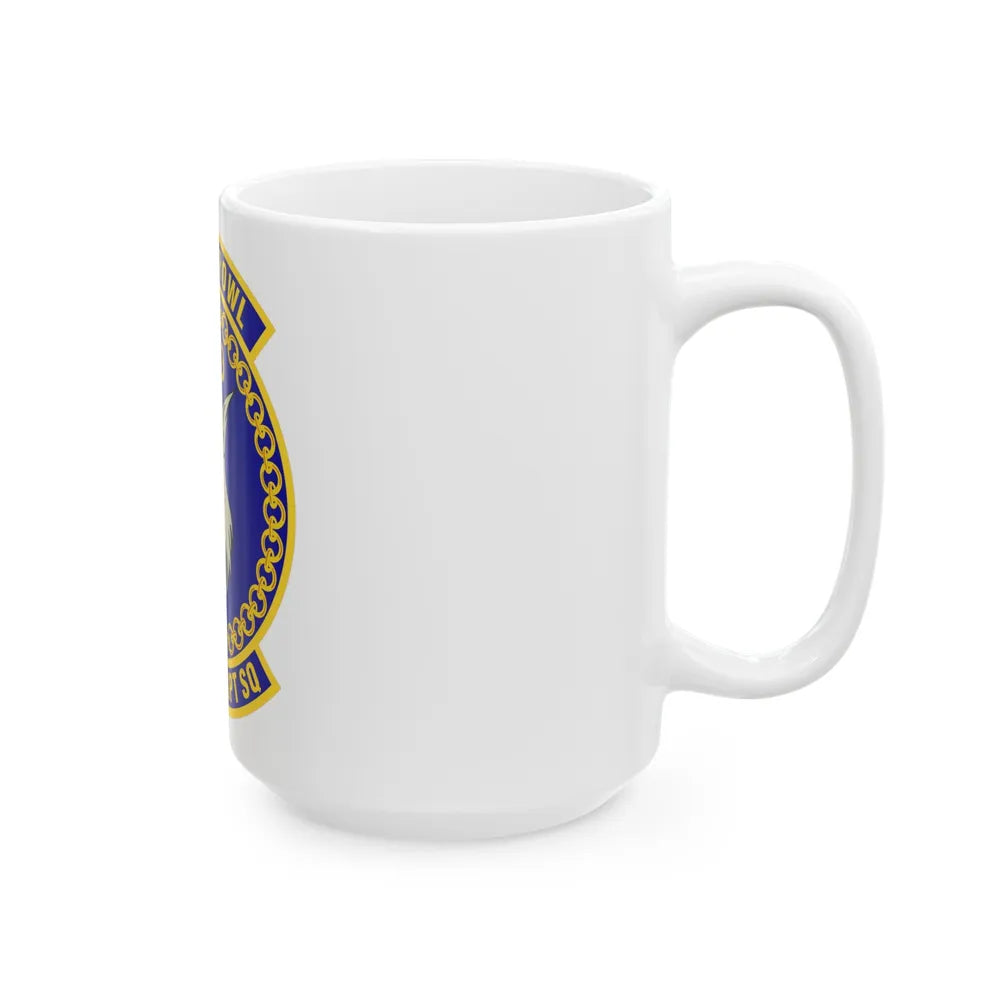 497 Operations Support Squadron ACC (U.S. Air Force) White Coffee Mug-Go Mug Yourself