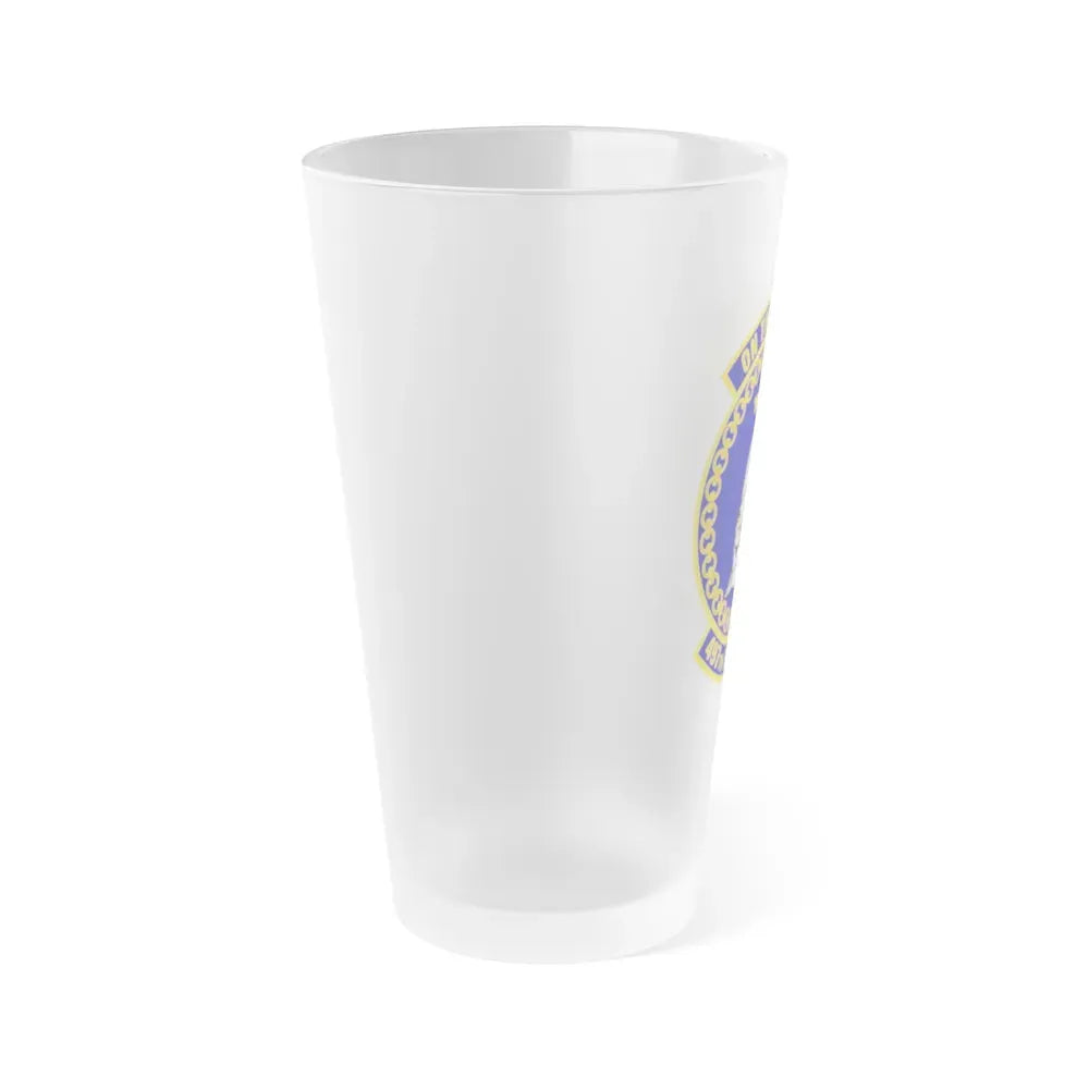 497 Operations Support Squadron ACC (U.S. Air Force) Frosted Pint Glass 16oz - Go Mug Yourself