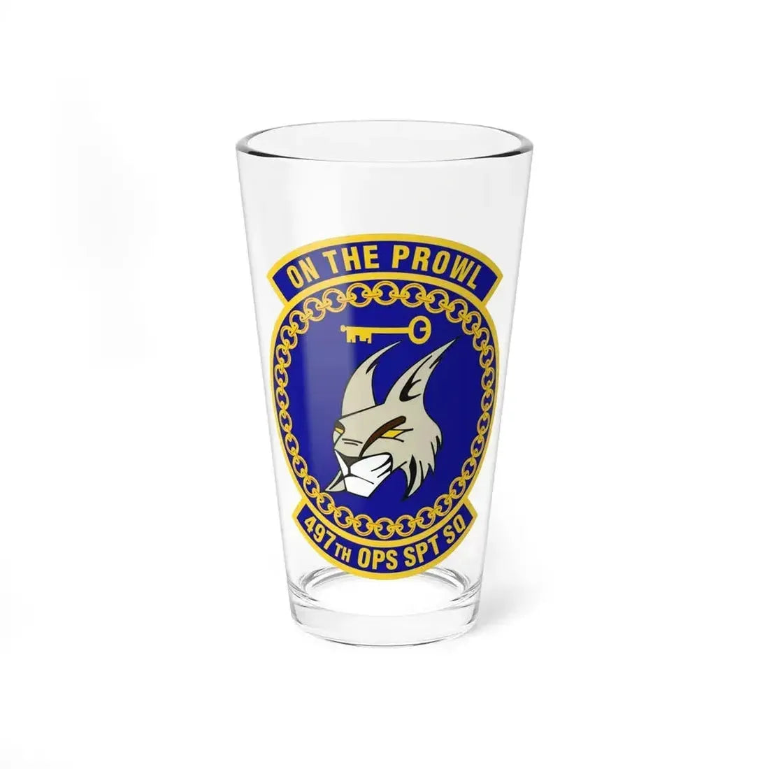 497 Operations Support Squadron ACC (U.S. Air Force) Pint Glass 16oz 16oz - Go Mug Yourself