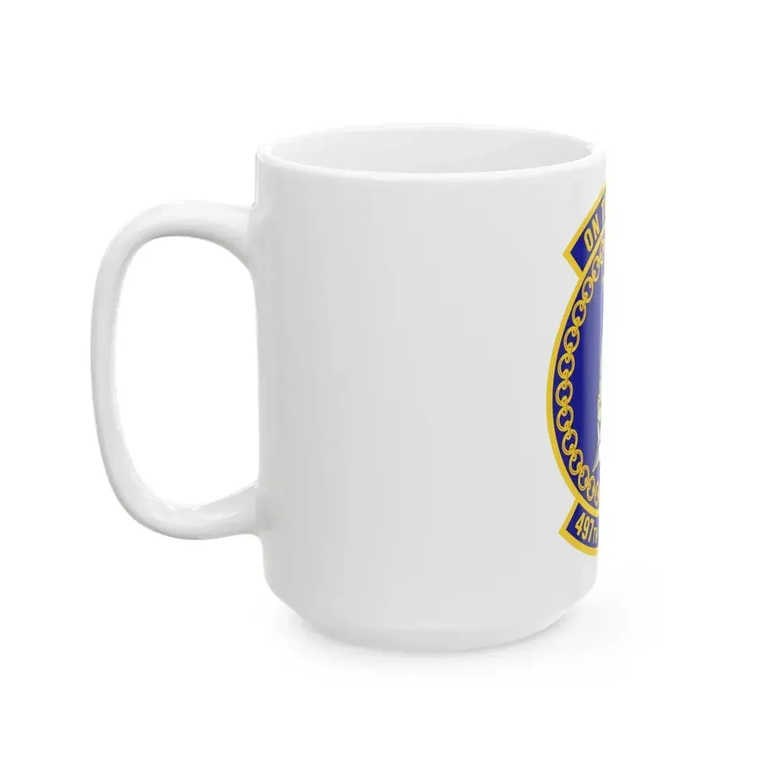 497 Operations Support Squadron ACC (U.S. Air Force) White Coffee Mug - Go Mug Yourself