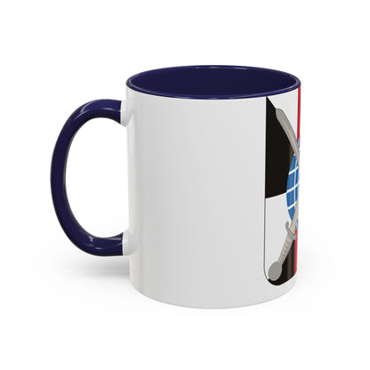527 Military Intelligence Battalion 2 (U.S. Army) Accent Coffee Mug