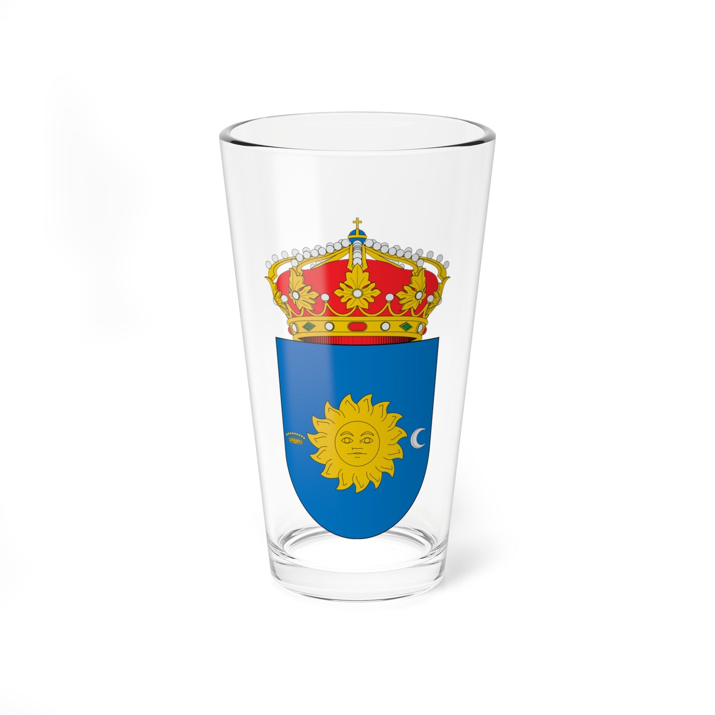 Escudo de Lucena de Jalón (Spain) (Coat of Arms) Pint Glass 16oz