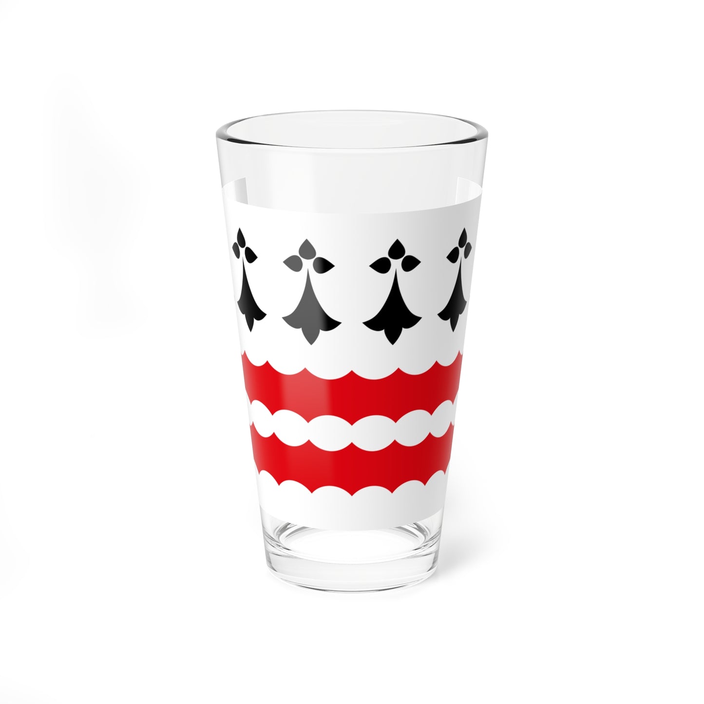 Vannetais Oriental traditional district flag (France) Pint Glass 16oz