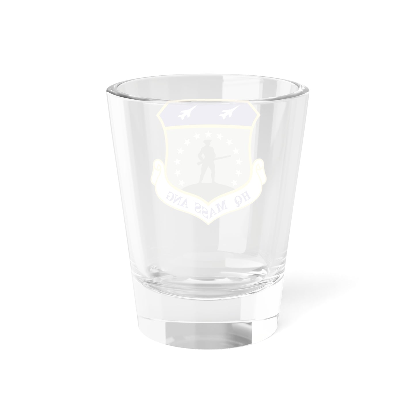 Verre à liqueur du siège de la Garde nationale aérienne du Massachusetts (US Air Force) 1,5 oz