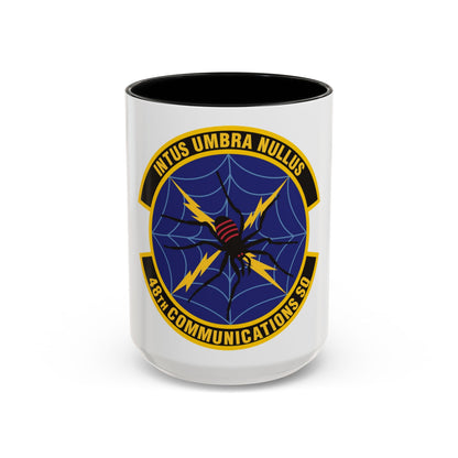 48th Communications Squadron (U.S. Air Force) Accent Coffee Mug