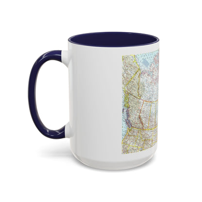 Canada (1961) (Map) Accent Coffee Mug
