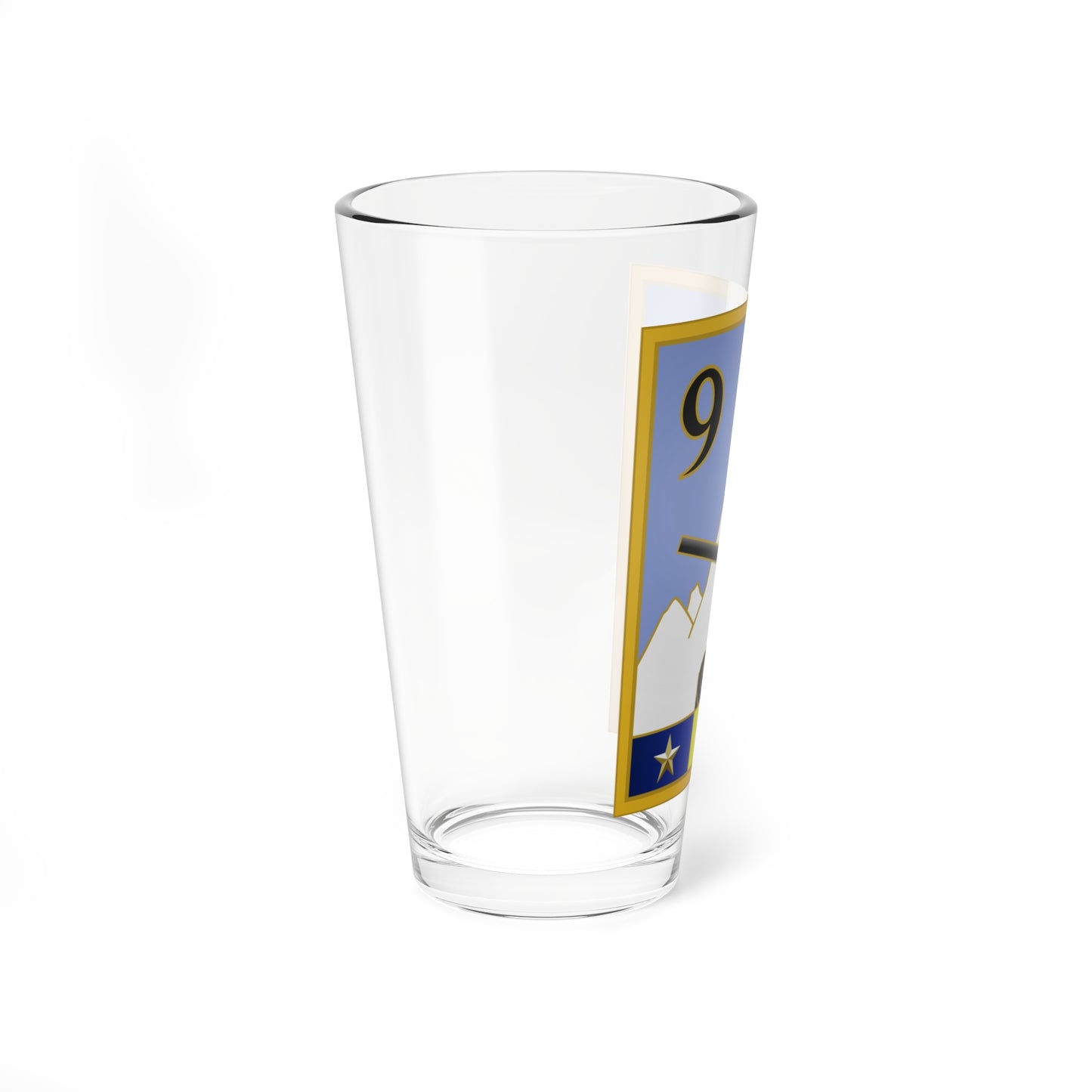 Distintivo del 9º gruppo artiglieria pesante - Rovigo (Italy) (Coat of Arms) Pint Glass 16oz