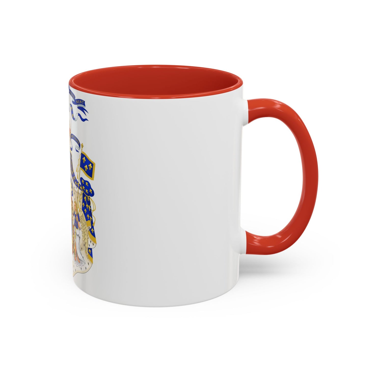 Grand Royal Coat of Arms of France - Accent Coffee Mug