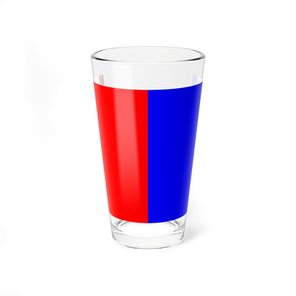 Flag of Cagnes-sur-Mer (France) Pint Glass 16oz