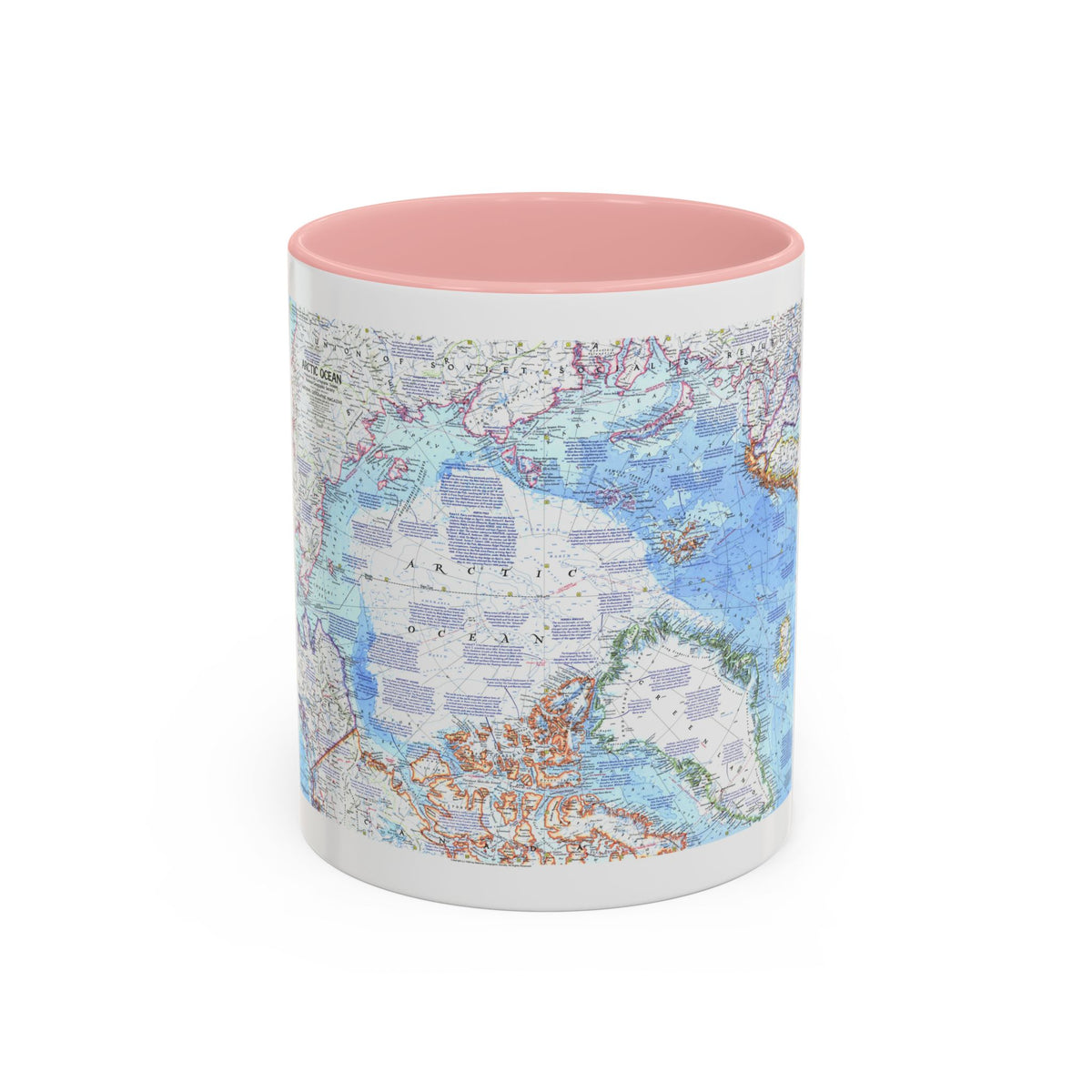 Arctic Ocean (1971) (Map) Accent Coffee Mug