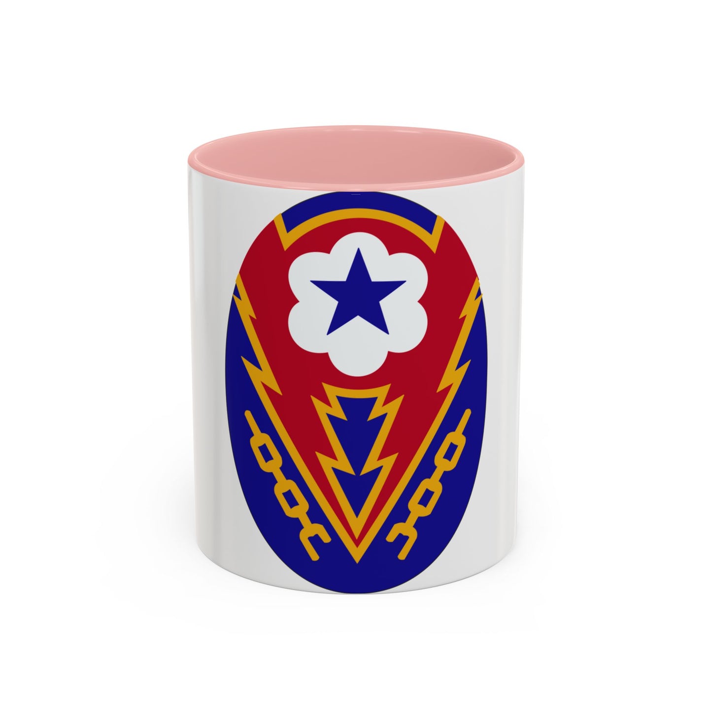 Tasse à café décorative pour le personnel de la zone de communication Europe (armée américaine)