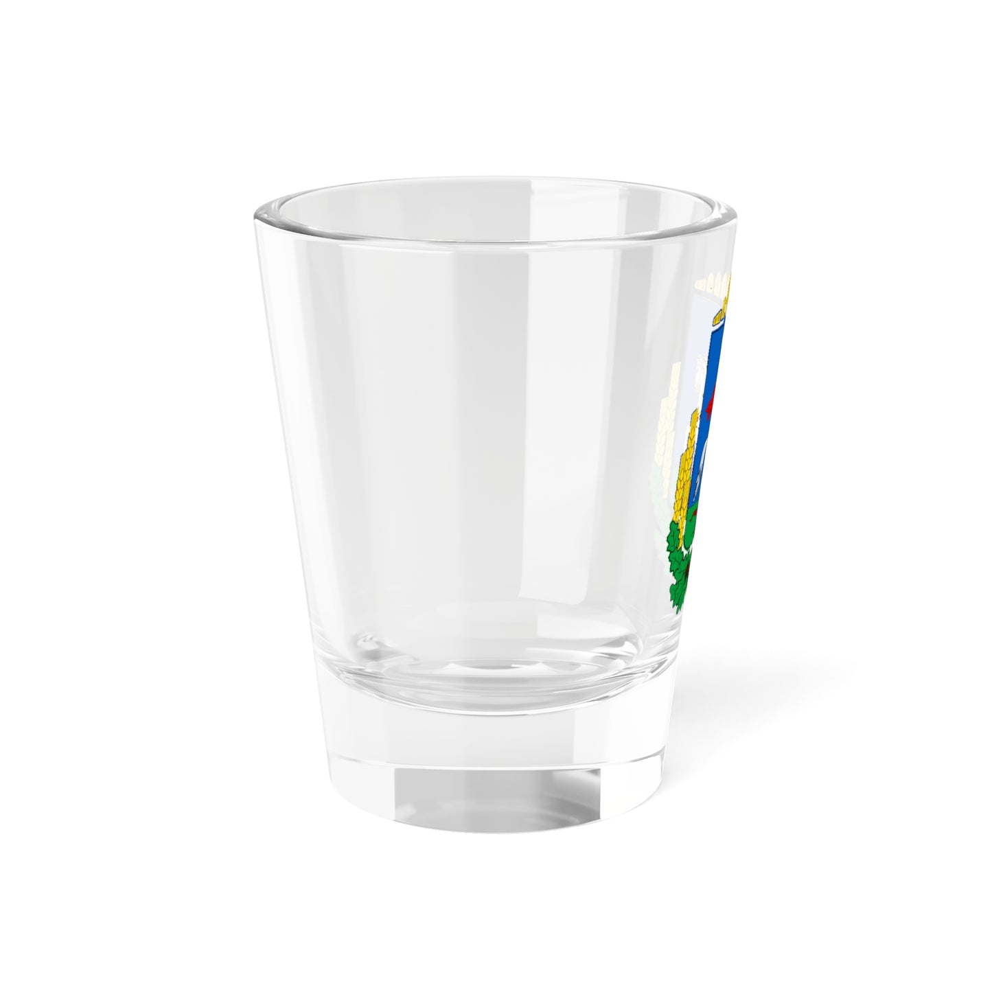 Coat of Arms of Kiev Oblast (Ukraine) (Coat of Arms) Shot Glass 1.5oz
