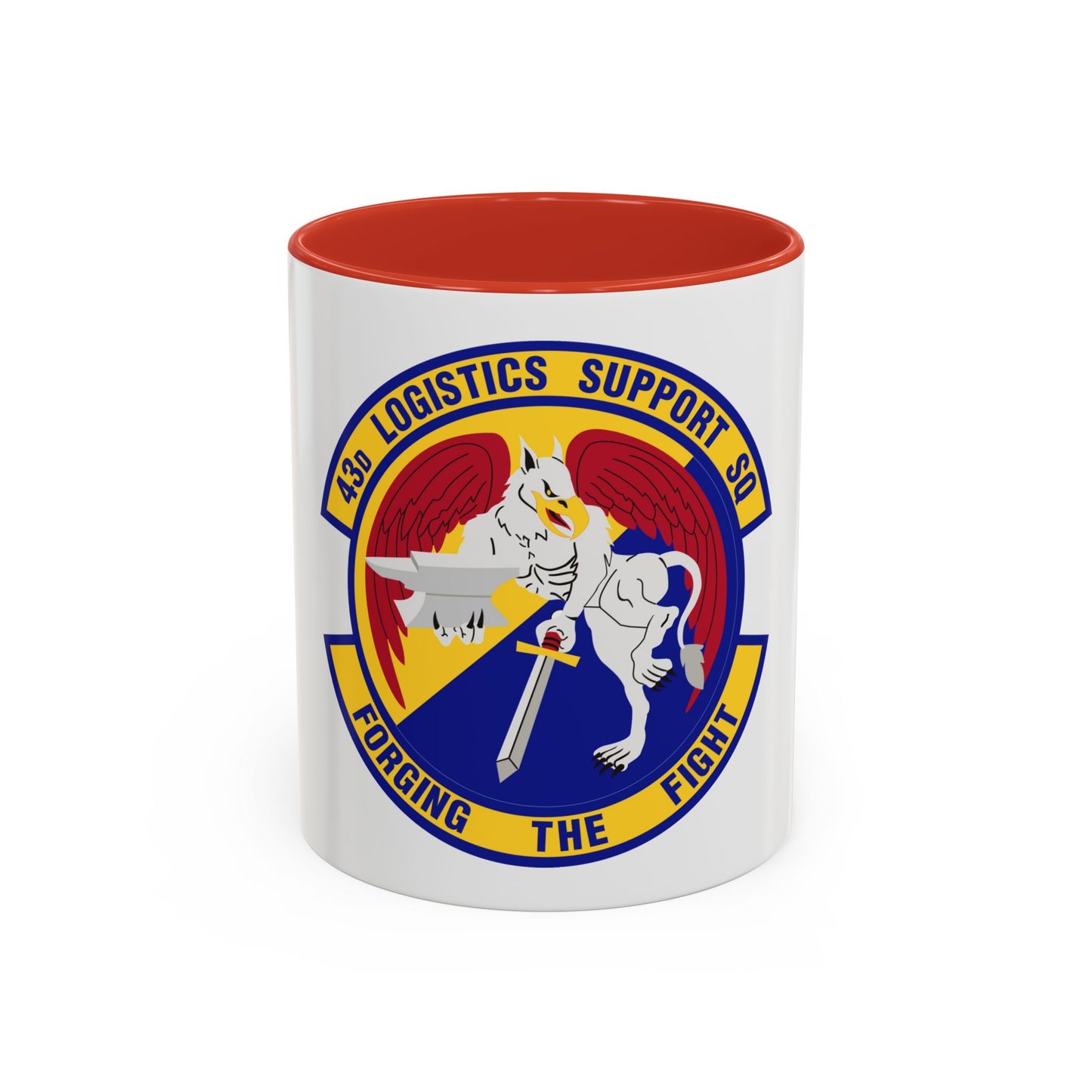 43d Logistics Support Squadron (U.S. Air Force) Accent Coffee Mug