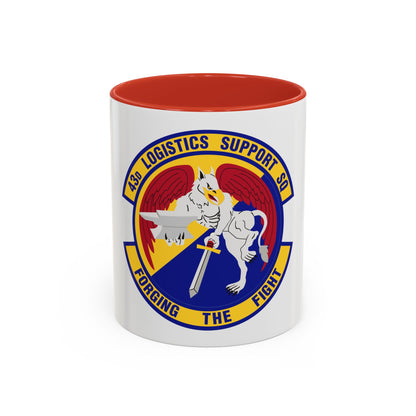43d Logistics Support Squadron (U.S. Air Force) Accent Coffee Mug