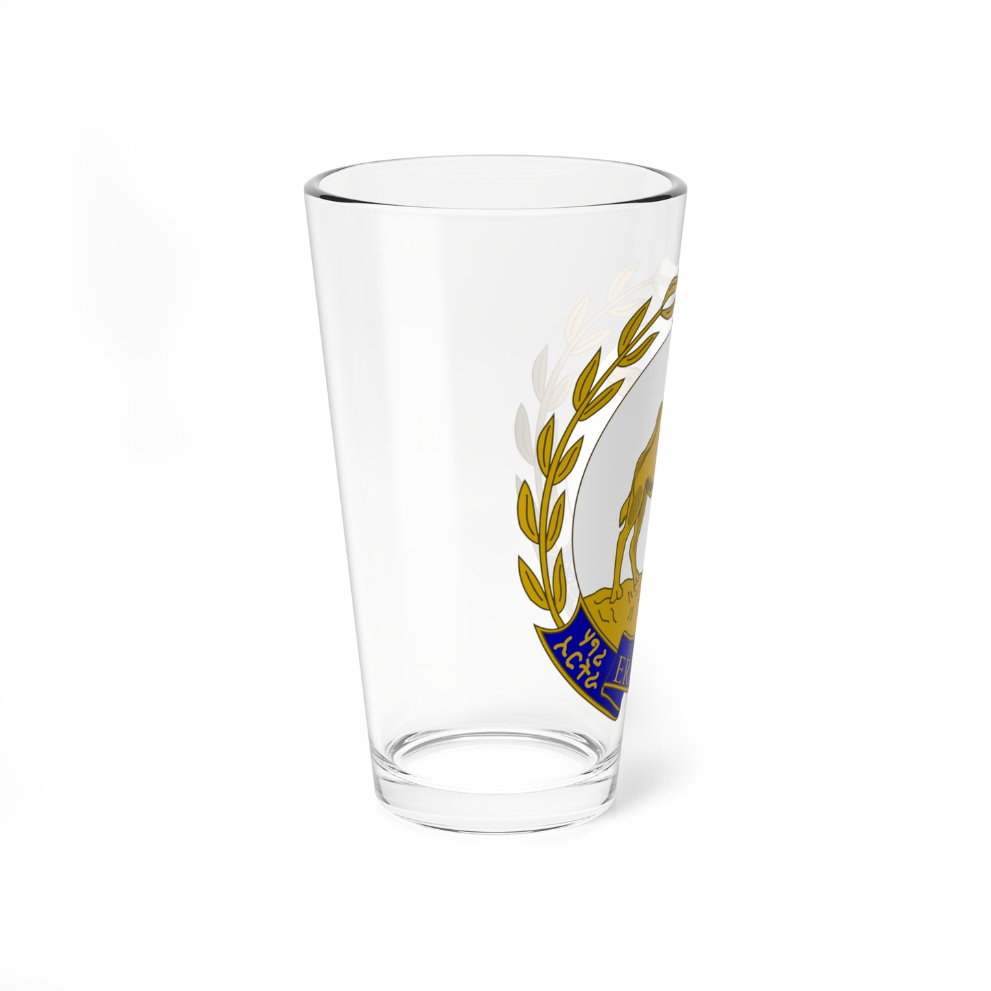 Emblem of Eritrea or argent azur (Spain) (Coat of Arms) Pint Glass 16oz