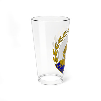 Emblem of Eritrea or argent azur (Spain) (Coat of Arms) Pint Glass 16oz