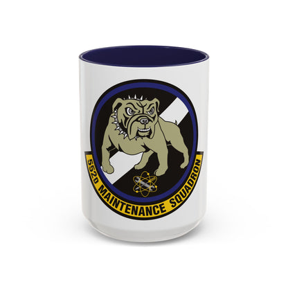 552 Maintenance Squadron ACC (U.S. Air Force) Accent Coffee Mug