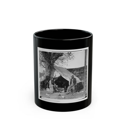 Culpeper, Va.  Contrabands (U.S. Civil War) Black Coffee Mug