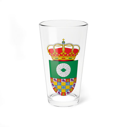 Escudo de Abengibre Albacete (Spain) (Coat of Arms) Pint Glass 16oz