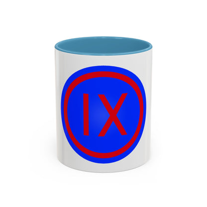 IX Corps (U.S. Army) Accent Coffee Mug