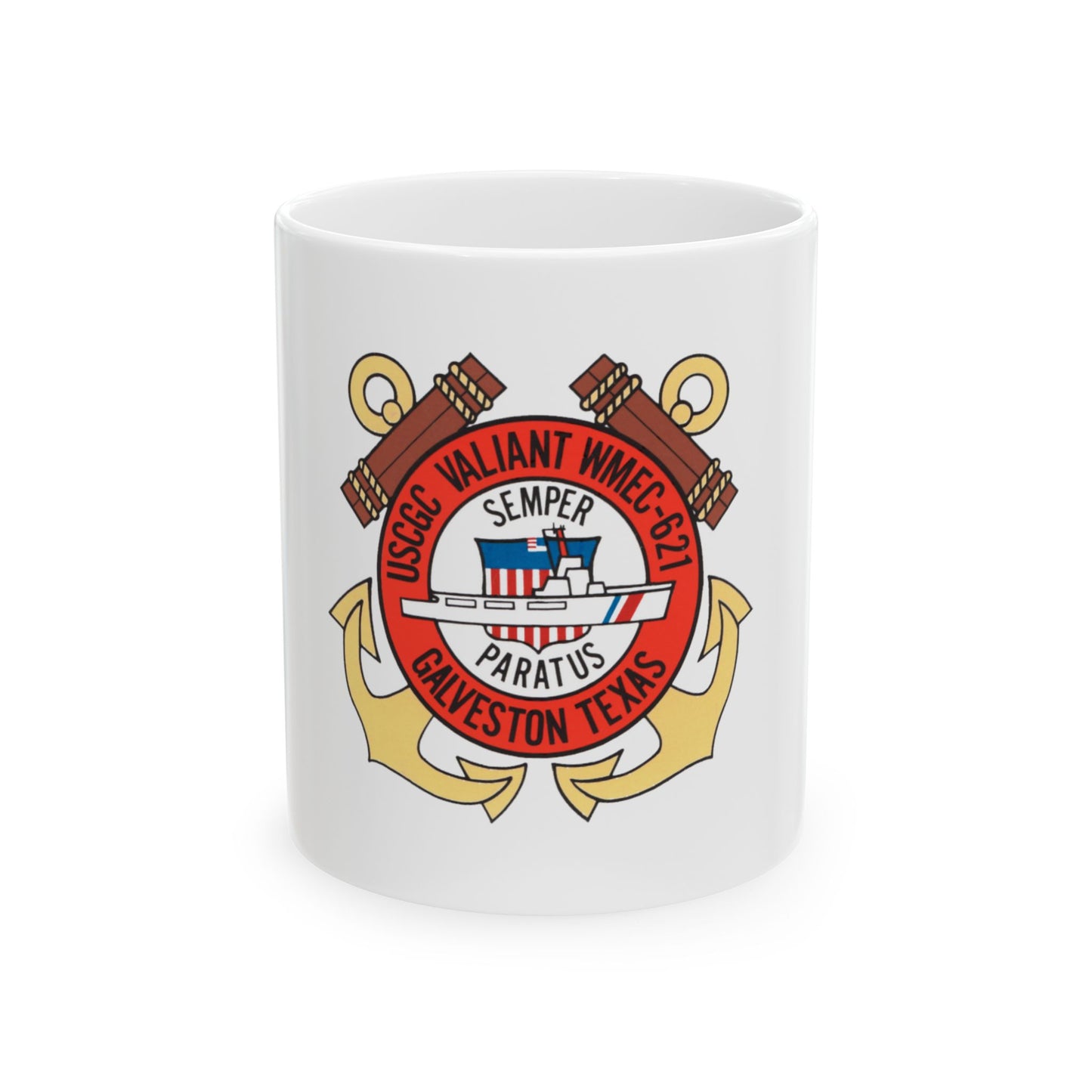 USCGC Valiant WMEC 621 (U.S. Coast Guard) White Coffee Mug