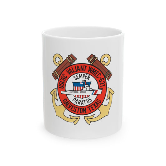 USCGC Valiant WMEC 621 (U.S. Coast Guard) White Coffee Mug