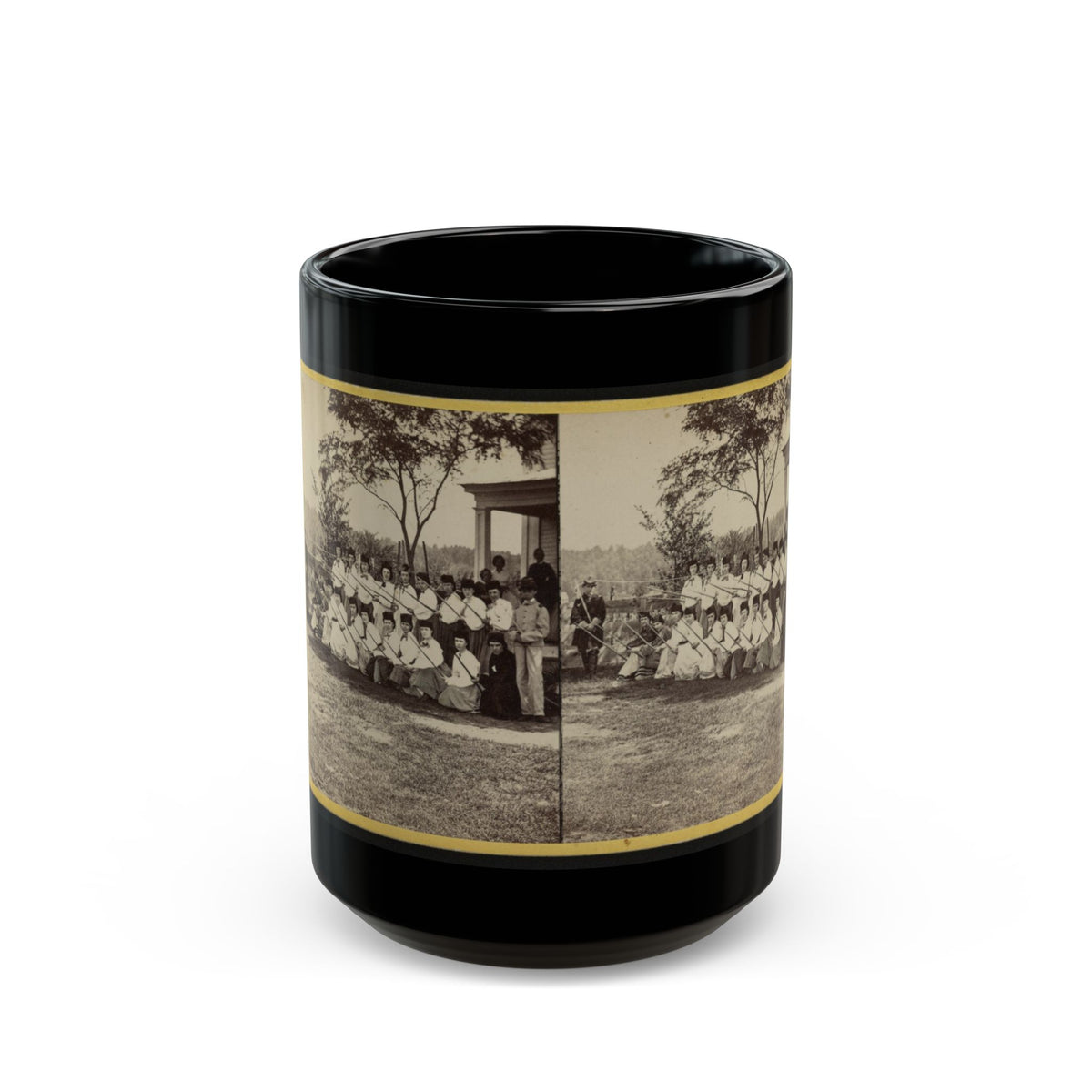 The Home Guard  White Mountain Rangers (1) (U.S. Civil War) Black Coffee Mug