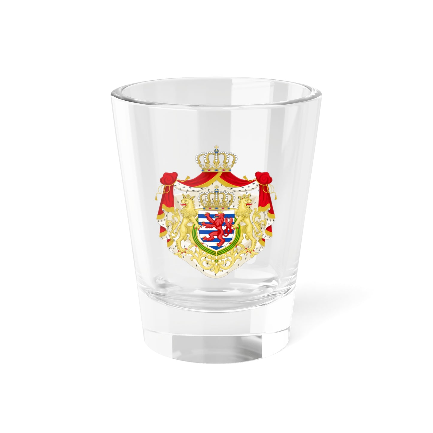 Greater coat of arms of the grand-duchy of Luxembourg 2 - Shot Glass 1.5oz