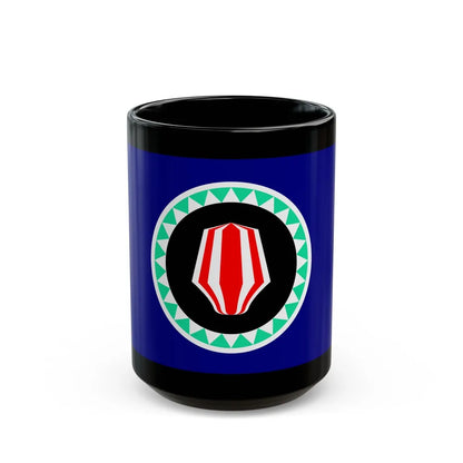 Flag of Autonomous Region of Bougainville Papa New Guinea - Black Coffee Mug-15oz-Go Mug Yourself