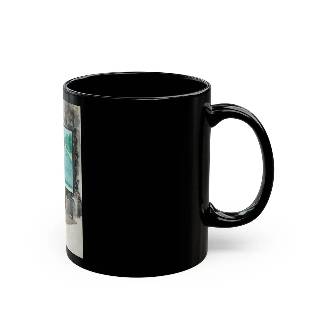 Dreaming of a Better Life - Black Coffee Mug-Go Mug Yourself