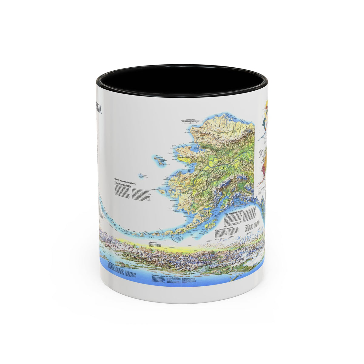 Alaska 2 (1994) (Map) Accent Coffee Mug