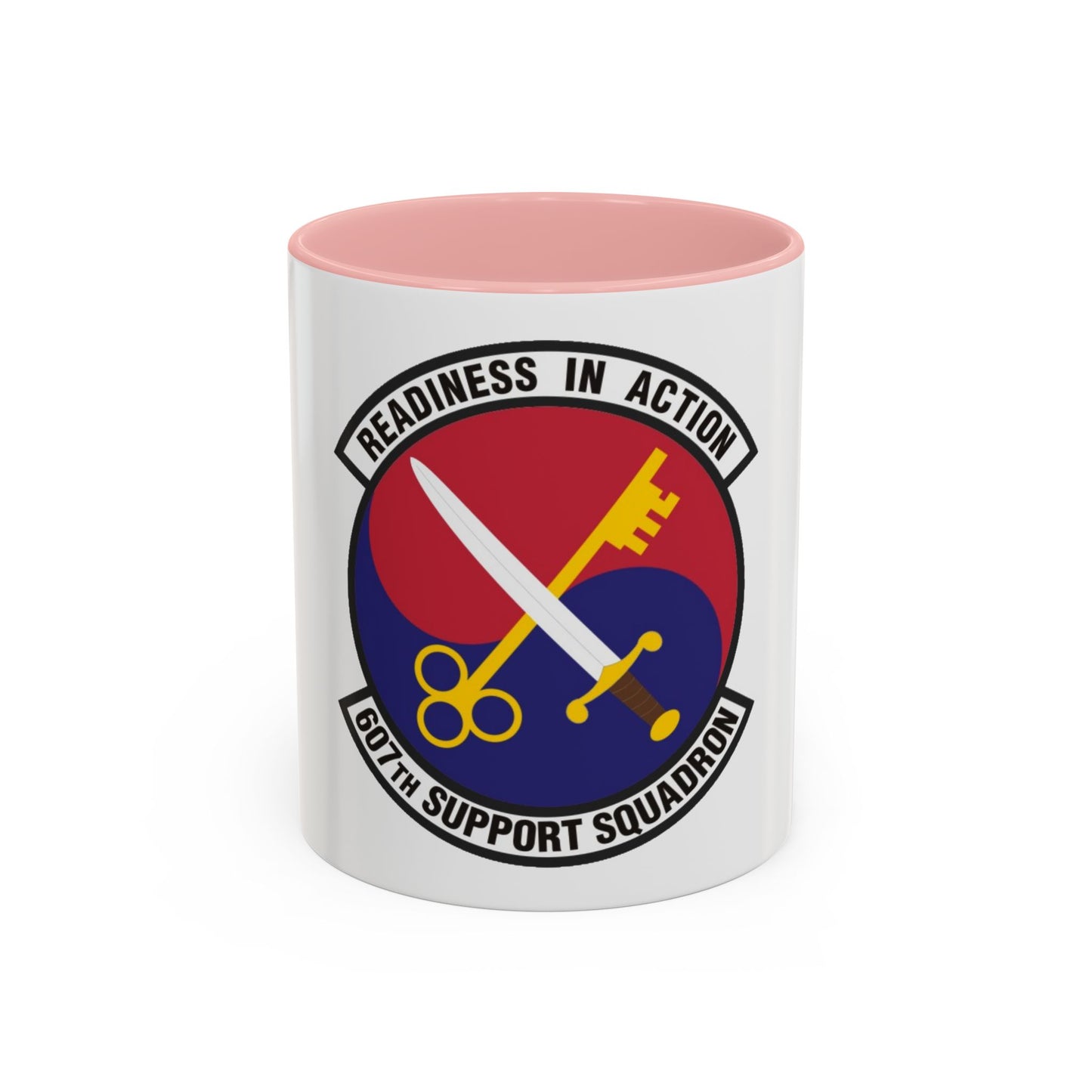 607th Support Squadron (U.S. Air Force) Accent Coffee Mug