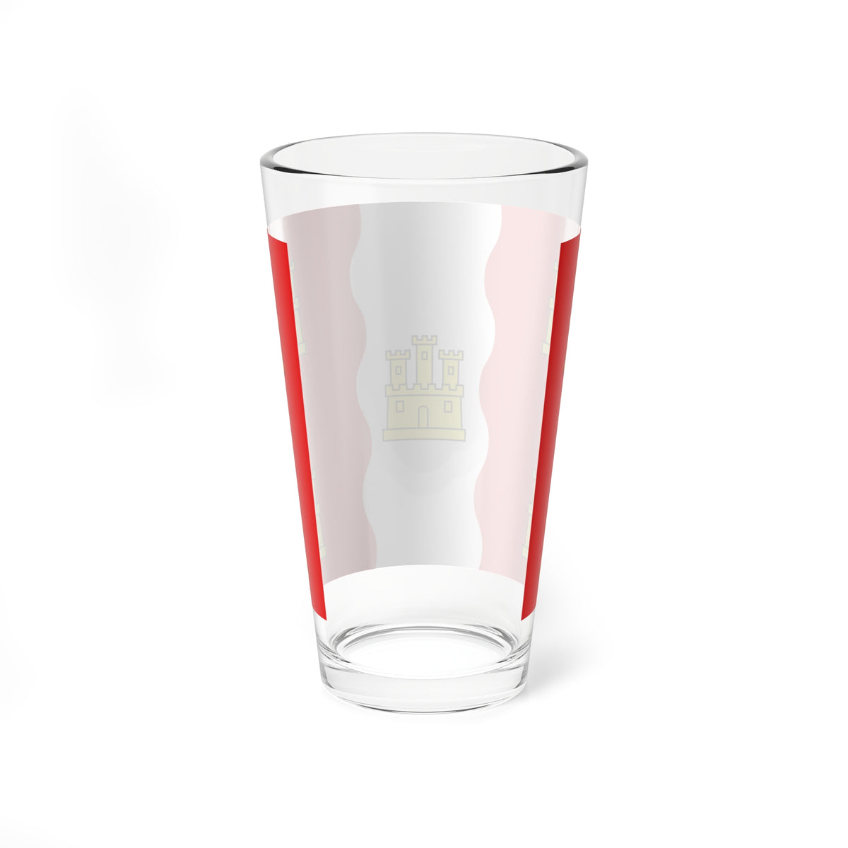 Drapeau fr departement Vienne (France) Pint Glass 16oz