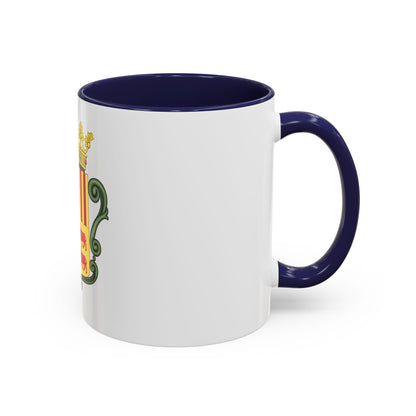 Coat of arms of Andorra (1800-1949) - Accent Coffee Mug
