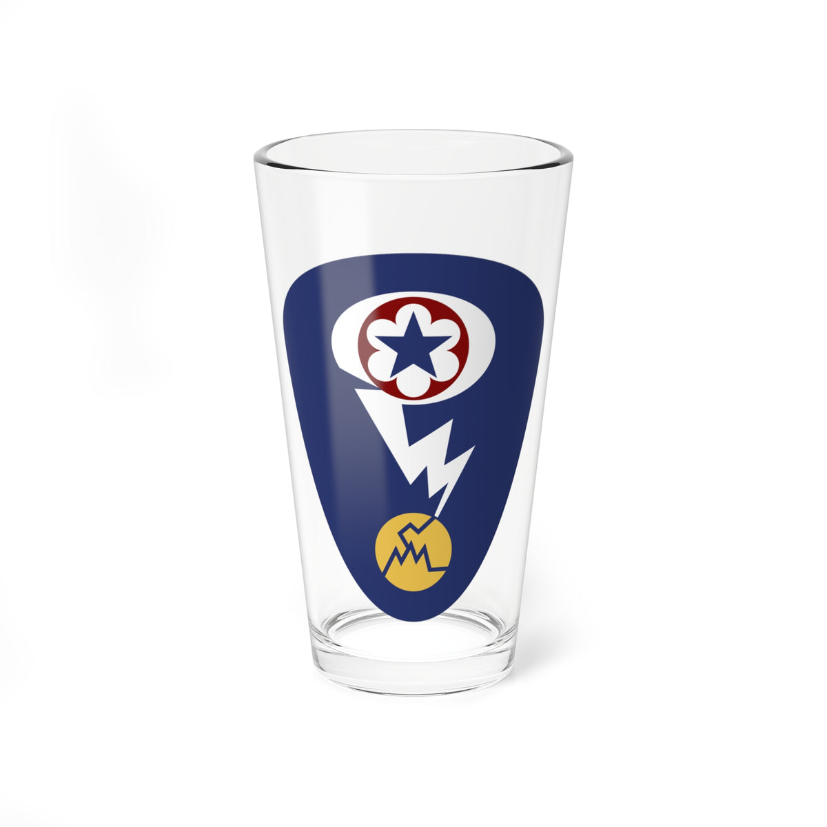 Manhattan District (United States) (Military Rank) Pint Glass 16oz