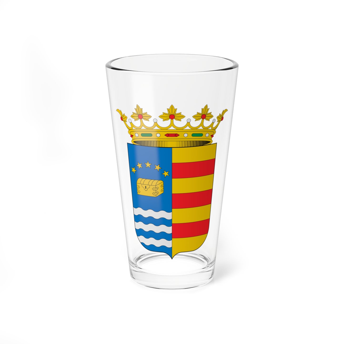 Escudo de Alcaine Teruel (Spain) (Coat of Arms) Pint Glass 16oz