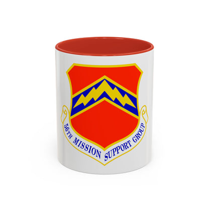 56th Mission Support Group (U.S. Air Force) Accent Coffee Mug