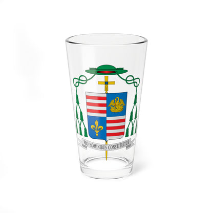 Escudo de Célio da Silveira Calixto Filho (Spain) (Coat of Arms) Pint Glass 16oz