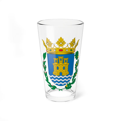 Escudo de Alcalá de Henares alternativo (Spain) (Coat of Arms) Pint Glass 16oz