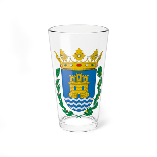 Escudo de Alcalá de Henares alternativo (Spain) (Coat of Arms) Pint Glass 16oz