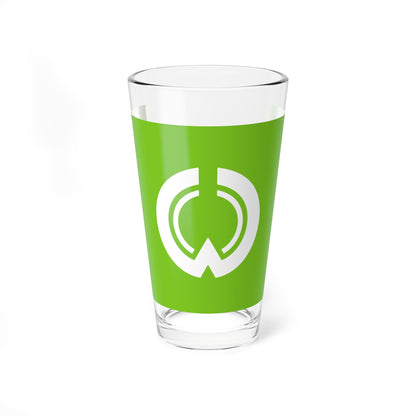Flag of Iiyama Nagano (Japan) Pint Glass 16oz