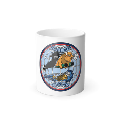 Buffalo SSN 715 (U.S. Navy) Color Changing Mug 11oz