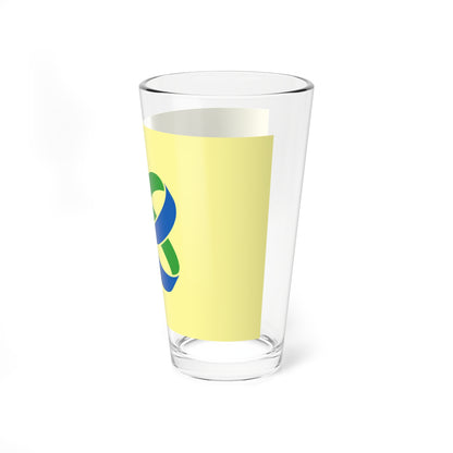 Flag of Kasama Ibaraki (Japan) Pint Glass 16oz