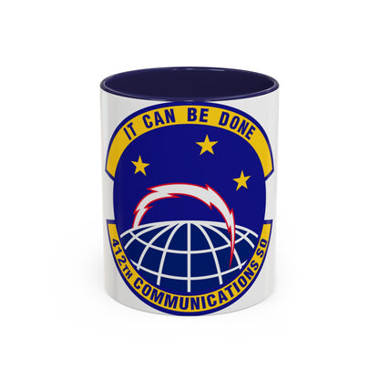 412th Communications Squadron (U.S. Air Force) Accent Coffee Mug